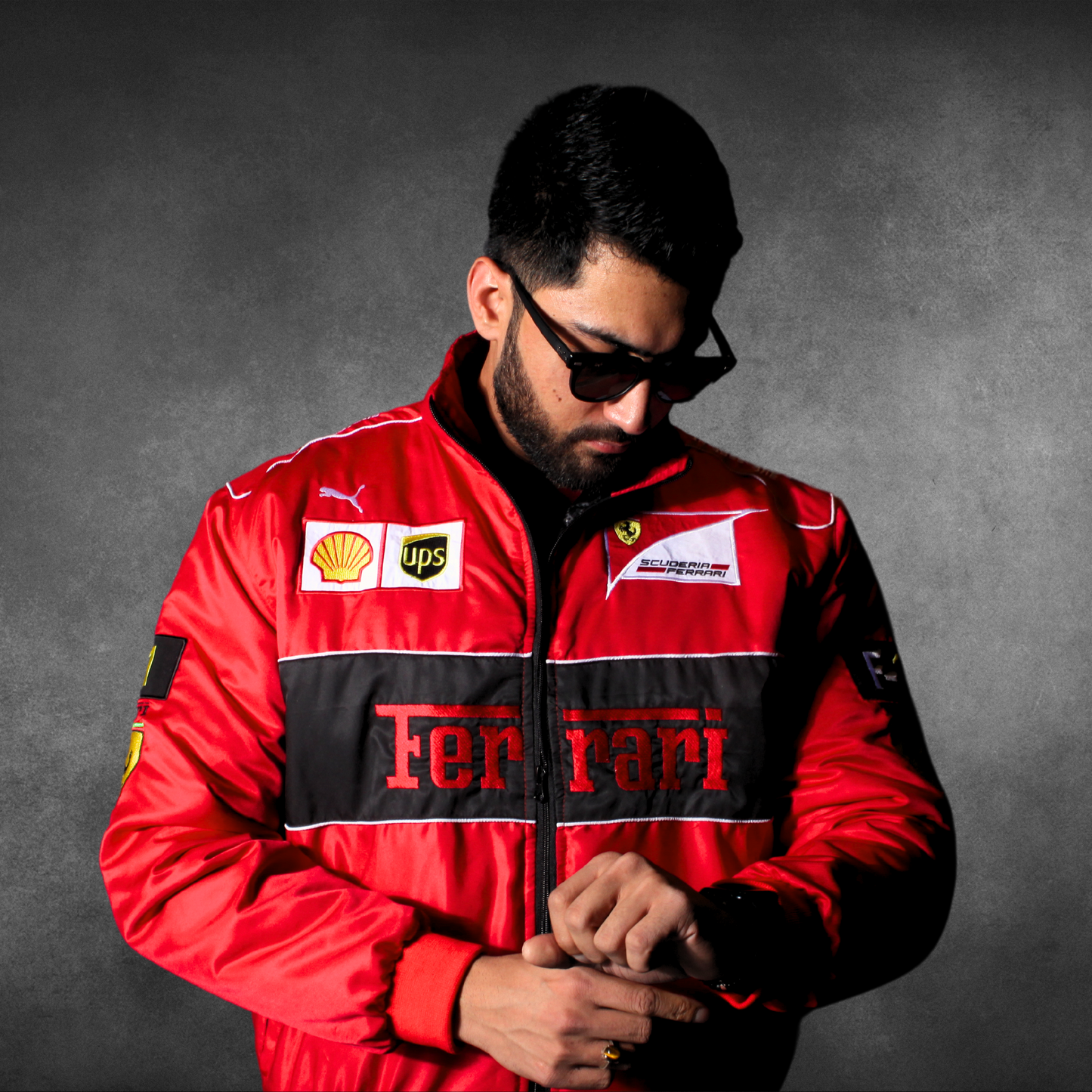 Ferrari - F1 Bomber Jacket (RED)
