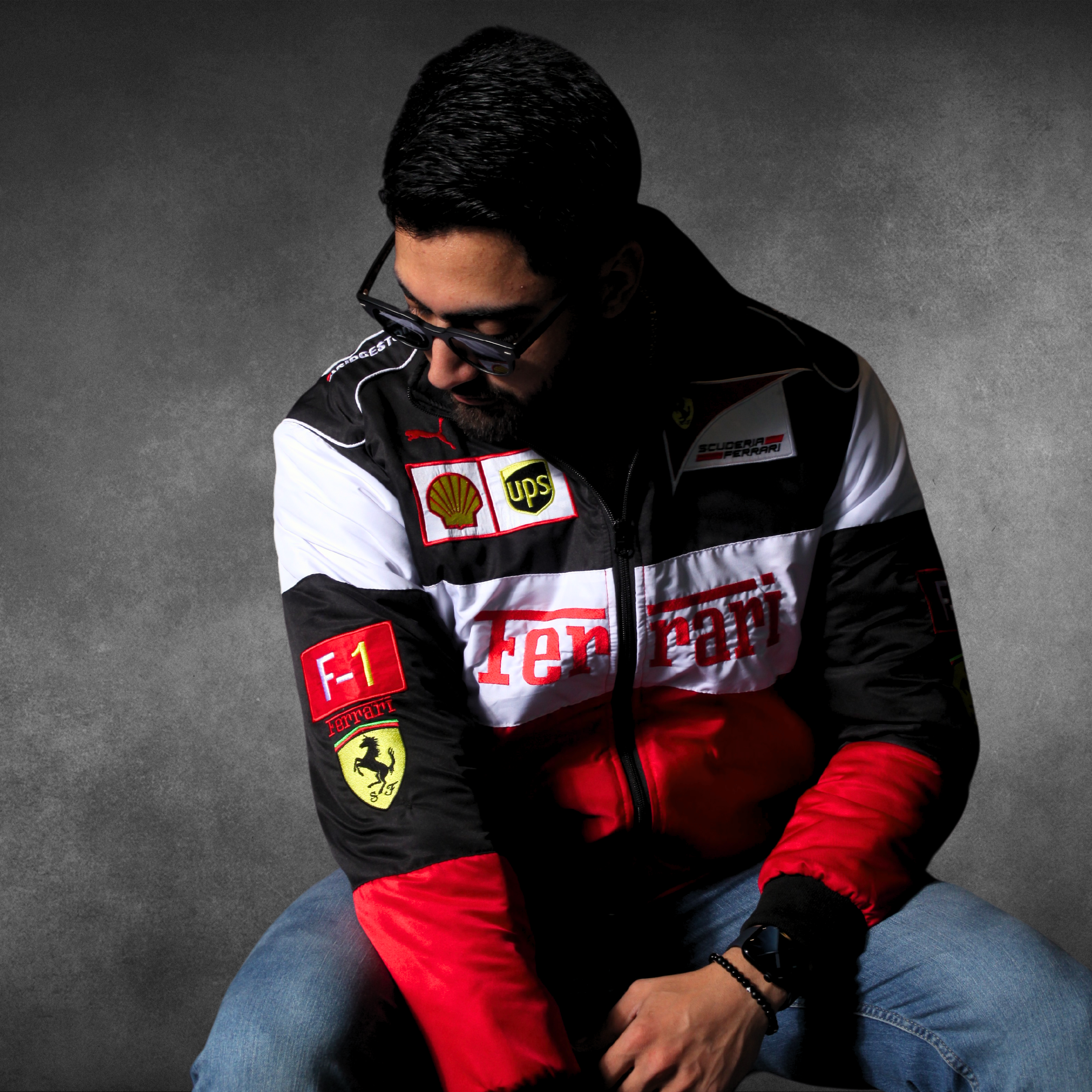 Retro F1 Bomber Jacket (Multi Color)